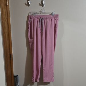 Hanes Pink Women's Scrubs Pants